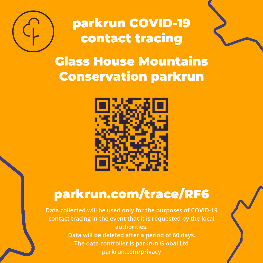 parkrun COVID19 contact tracing Glass House Mountains Conservation